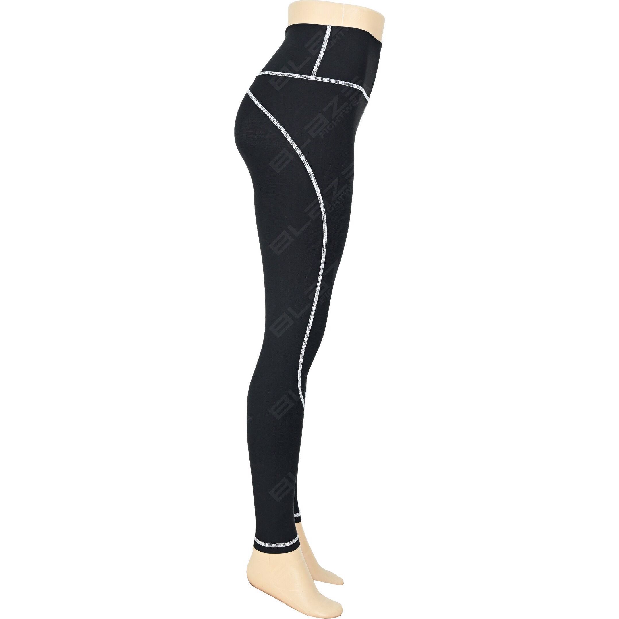 Customized High Workout Sports Yoga Pants Women Breathable Sweat Wicking Legging Softener Patchwork  - view 6