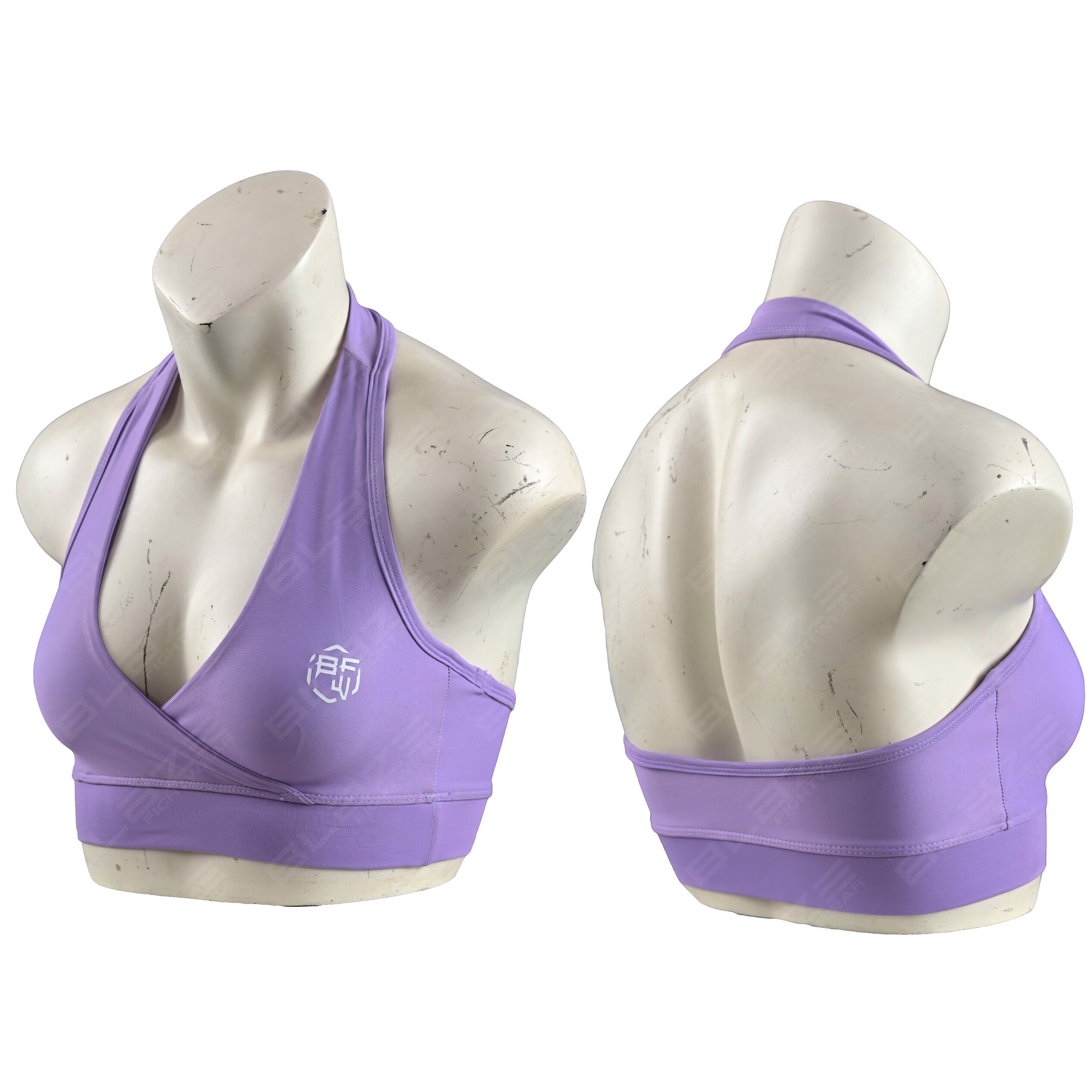 OEM Customized Lightweight Breathable Racerback Sports Bra Seamless and Digitally Silk-Printed 