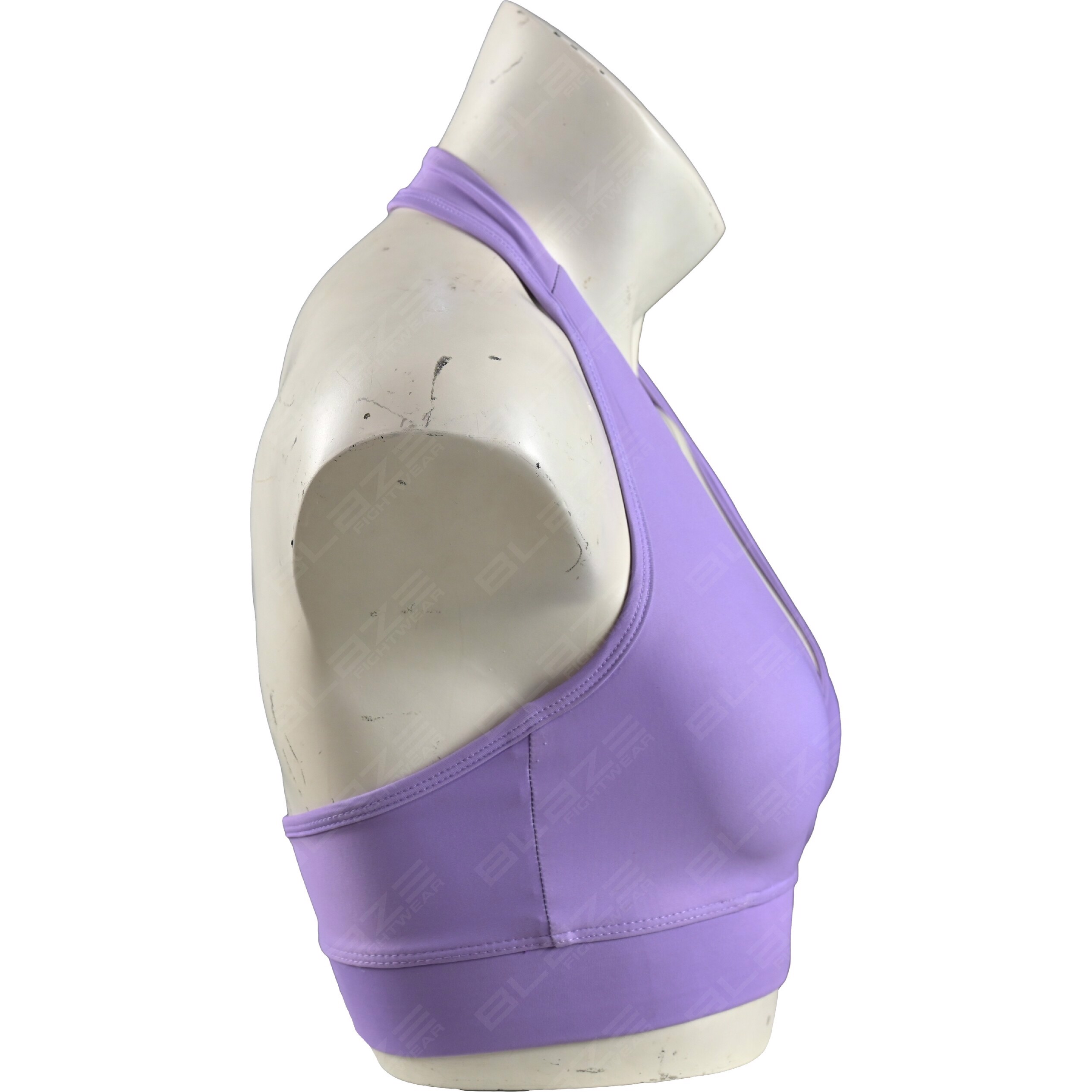OEM Customized Lightweight Breathable Racerback Sports Bra Seamless and Digitally Silk-Printed  - view 2