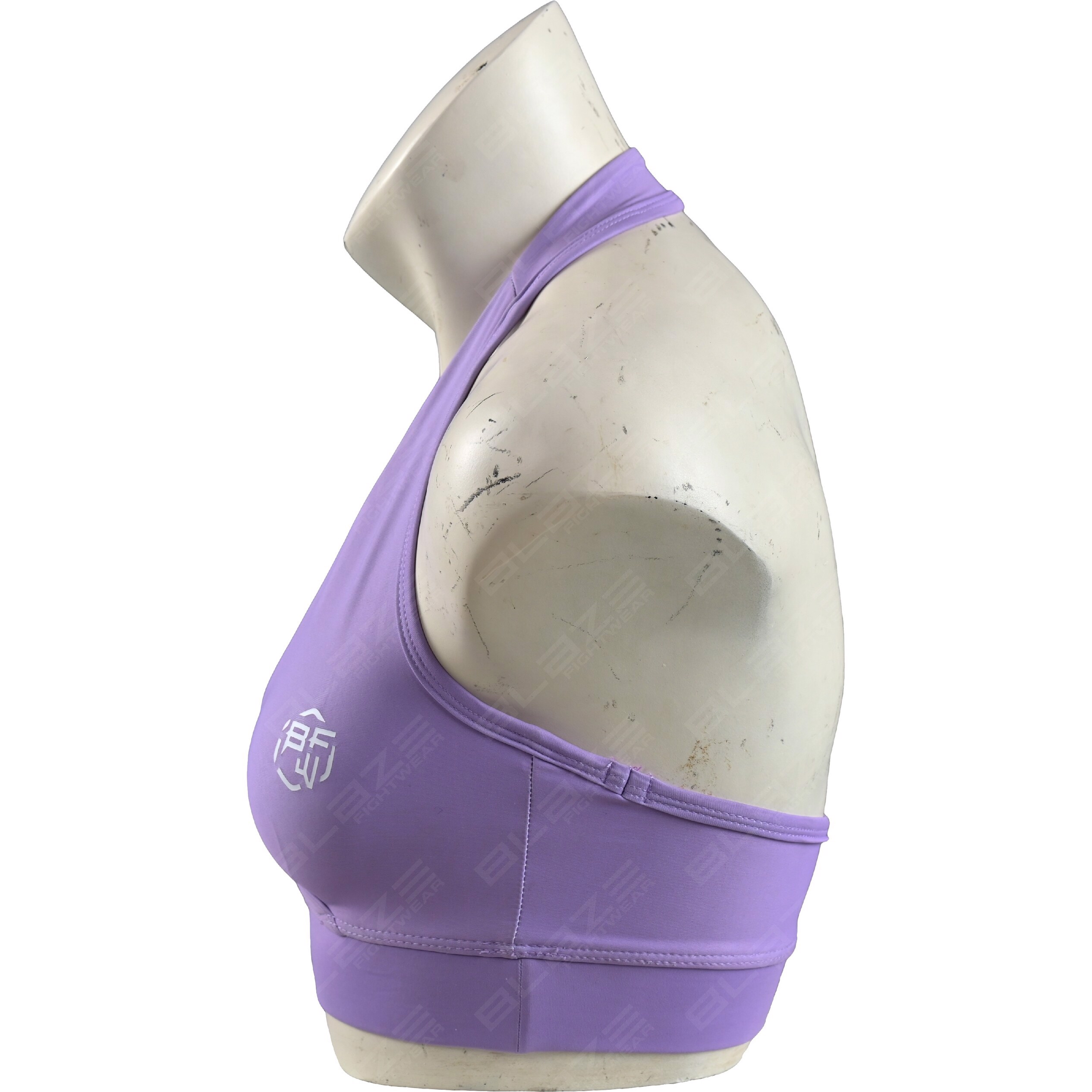 OEM Customized Lightweight Breathable Racerback Sports Bra Seamless and Digitally Silk-Printed  - view 4