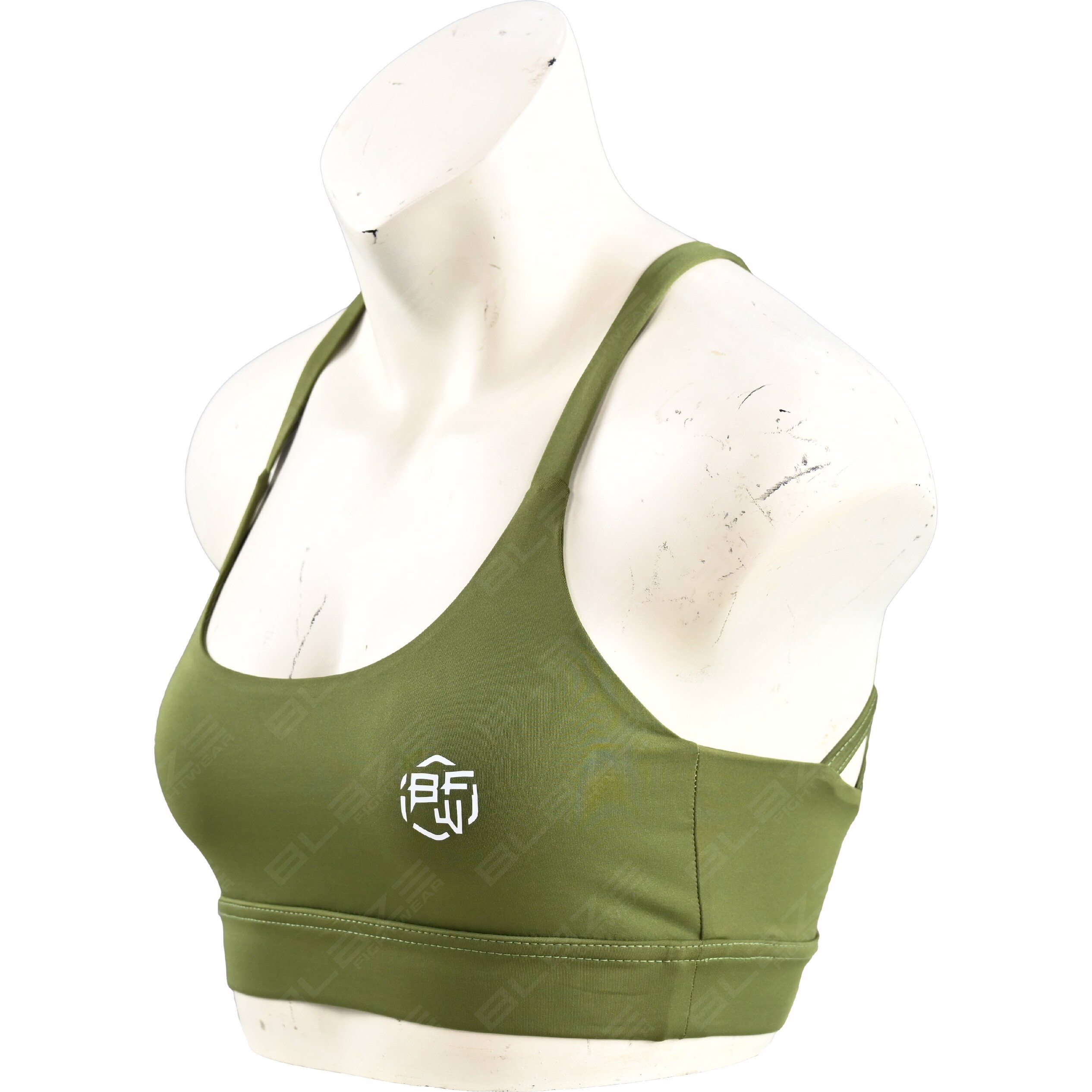 Wholesale Lightweight Breathable Racerback Sports Bra Seamless and Digitally Silk-Printed  - view 5