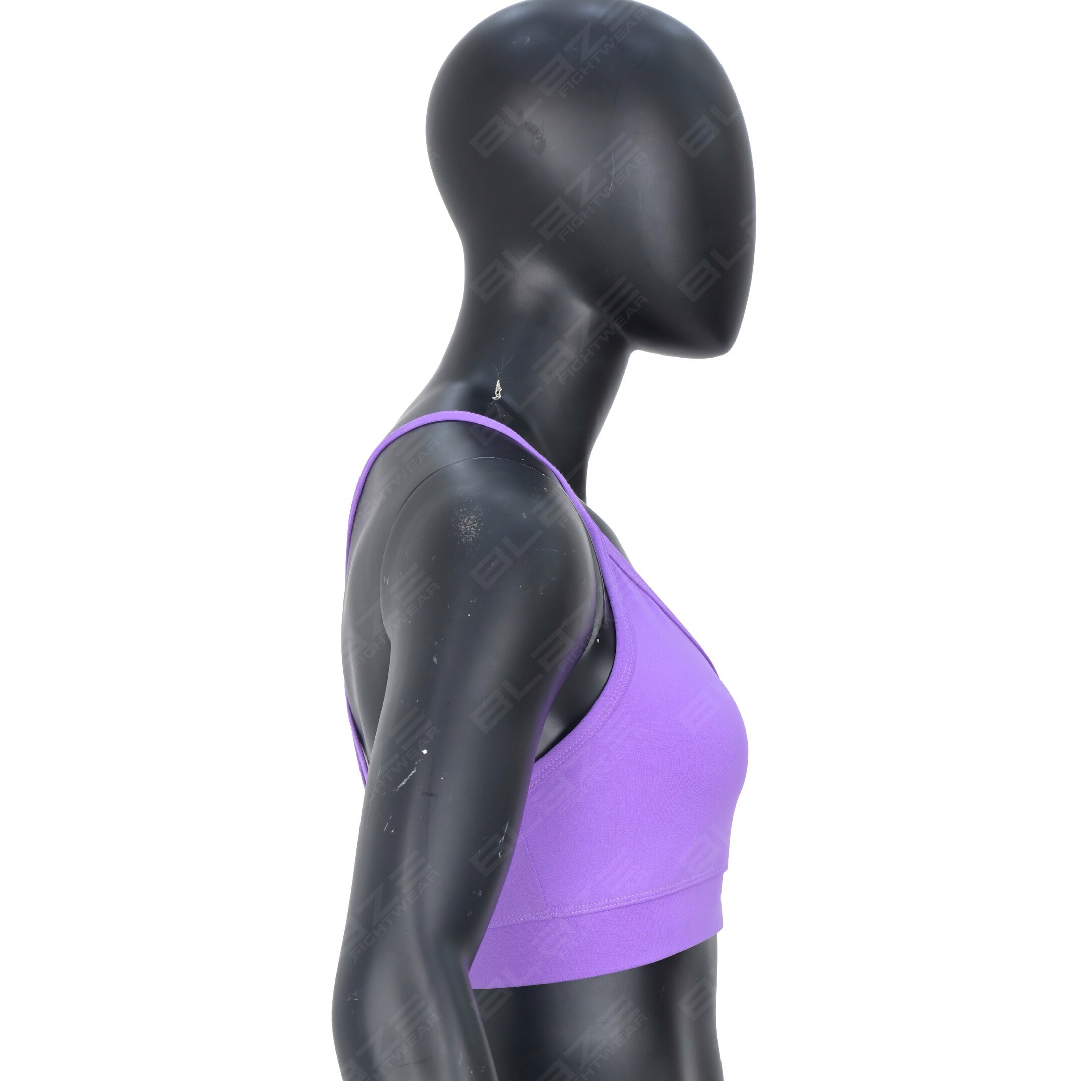 OEM Custom Sports Bra Lightweight Breathable Racerback Bra Seamless and Digitally Silk-Printed  - view 2