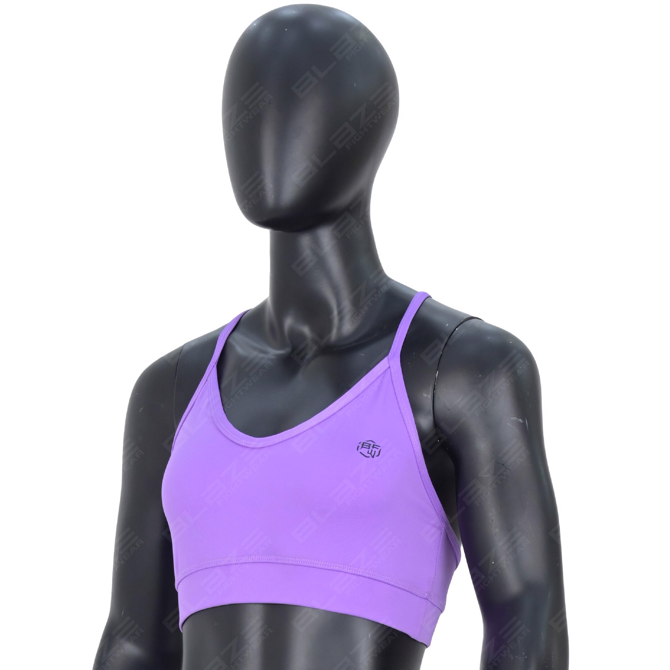 OEM Custom Sports Bra Lightweight Breathable Racerback Bra Seamless and Digitally Silk-Printed  - view 3