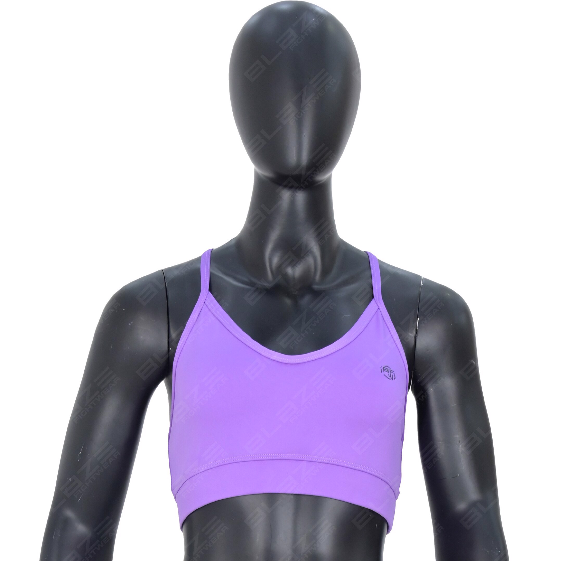 OEM Custom Sports Bra Lightweight Breathable Racerback Bra Seamless and Digitally Silk-Printed  - view 4