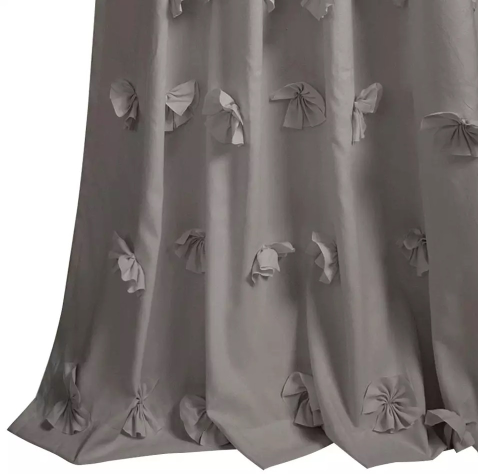 Best Item Emroidered Feather Design Window Curtain - view 4