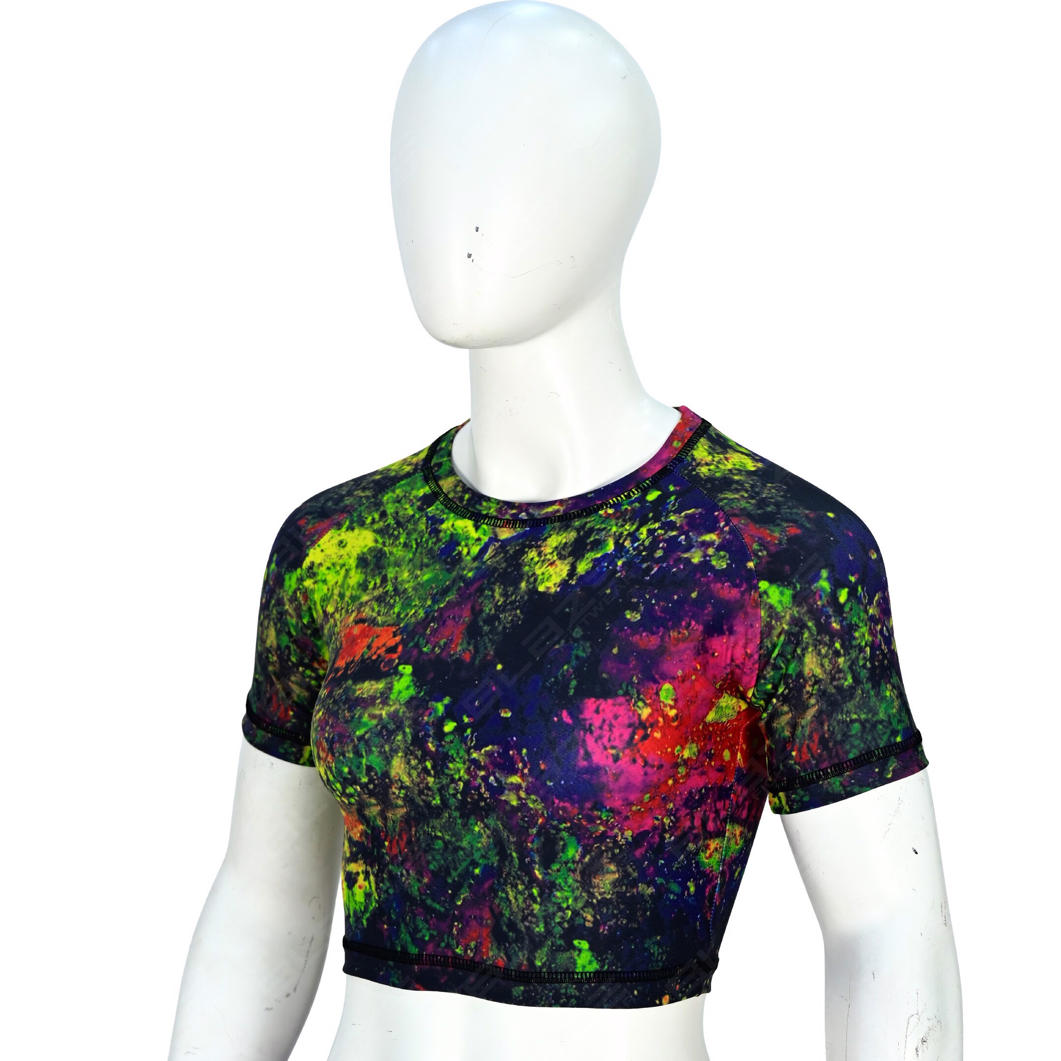 Create your own women's Crop Top : customizable design, quick-drying fabric, for active lifestyles