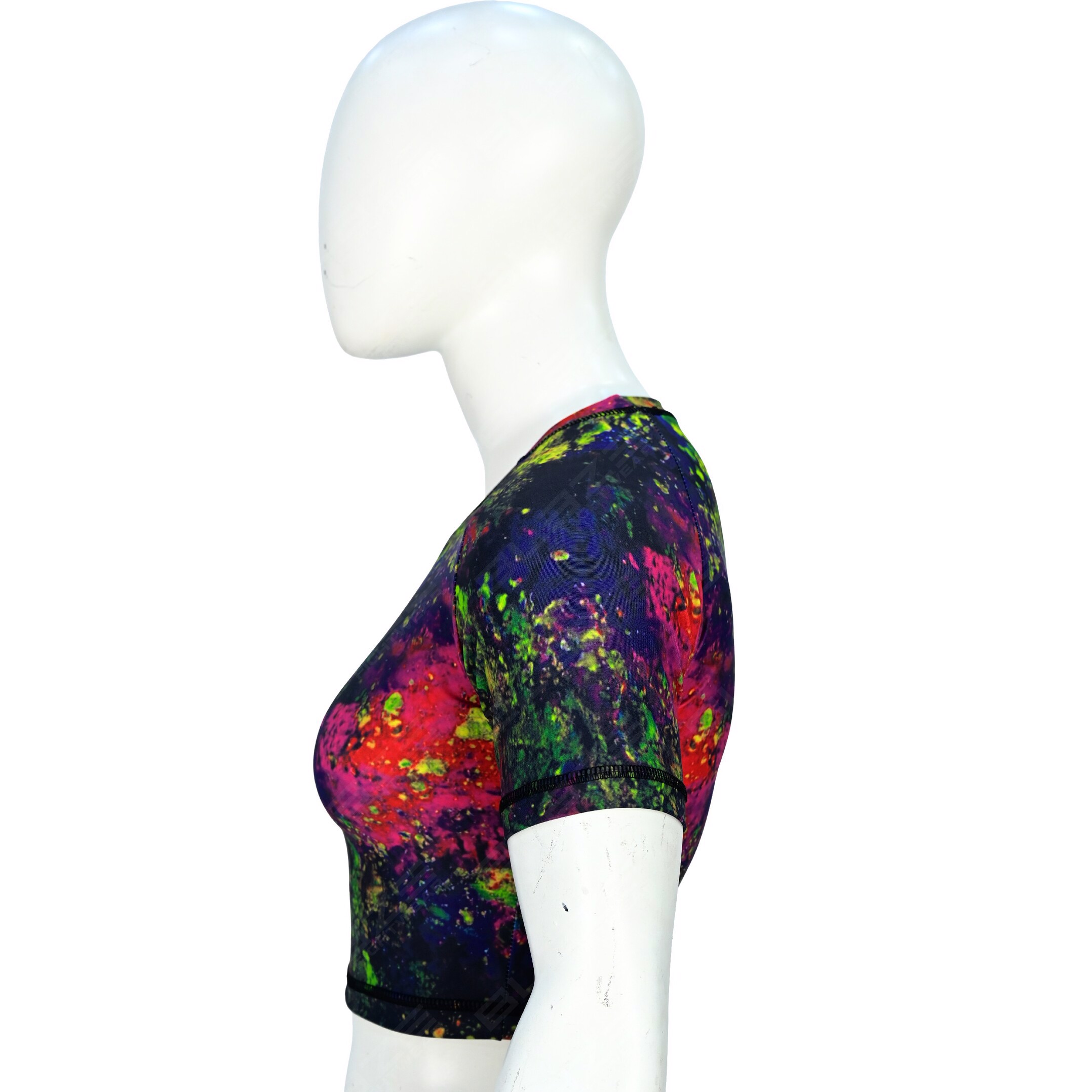 Create your own women's Crop Top : customizable design, quick-drying fabric, for active lifestyles - view 2