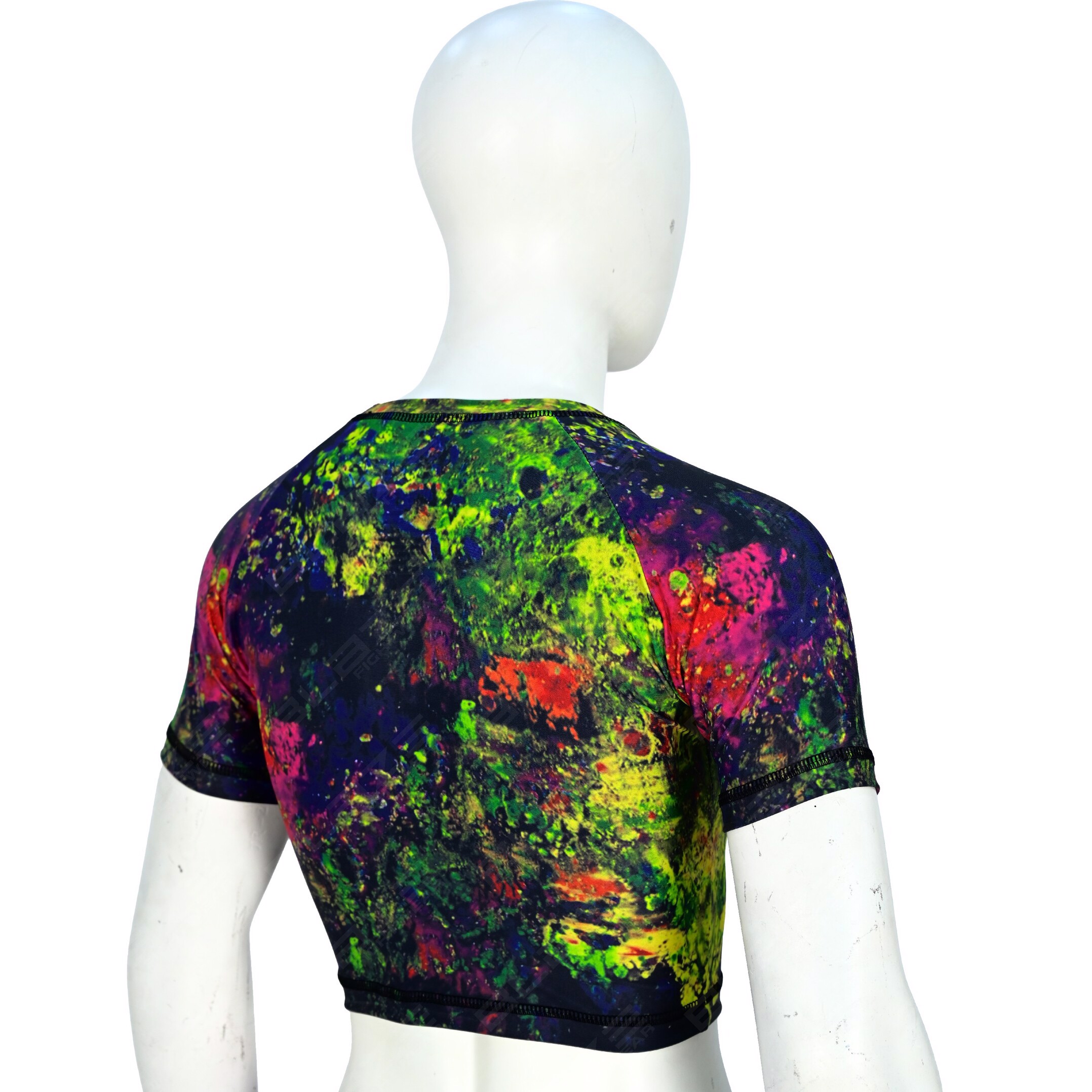 Create your own women's Crop Top : customizable design, quick-drying fabric, for active lifestyles - view 3