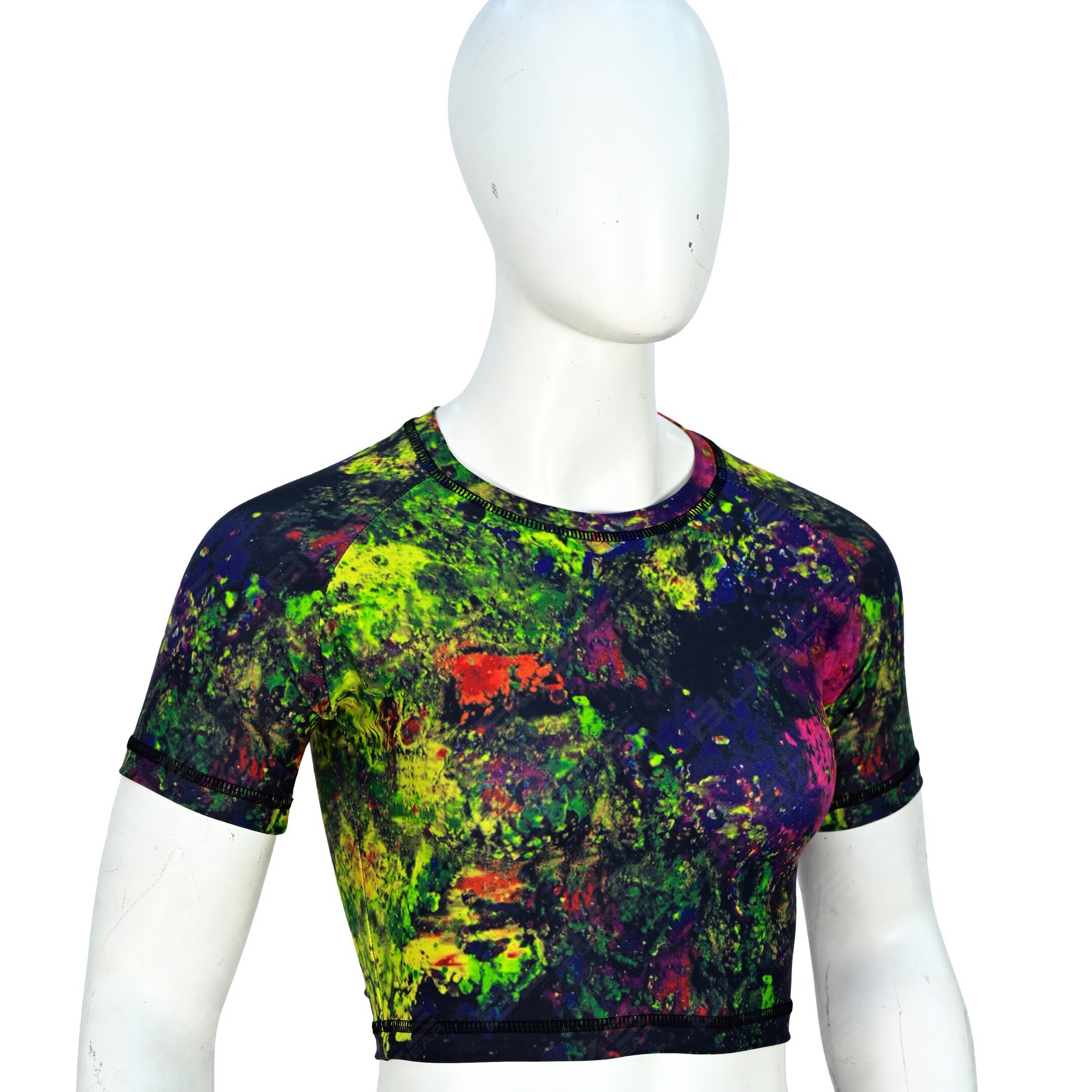 Create your own women's Crop Top : customizable design, quick-drying fabric, for active lifestyles - view 4