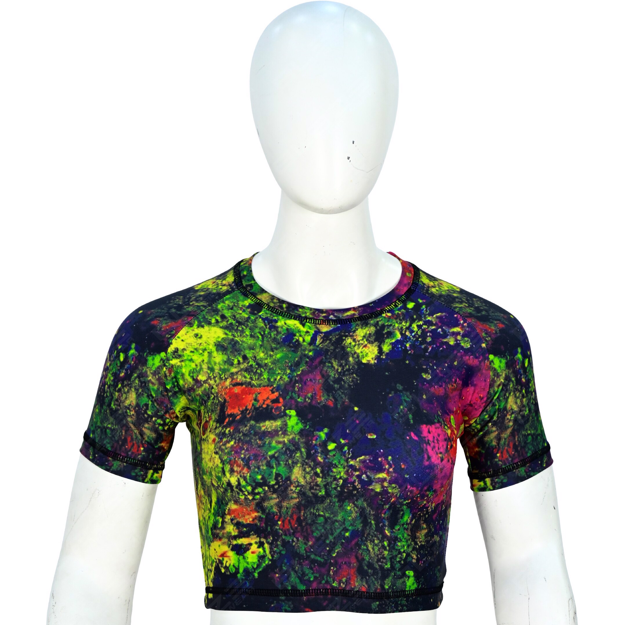Create your own women's Crop Top : customizable design, quick-drying fabric, for active lifestyles - view 6