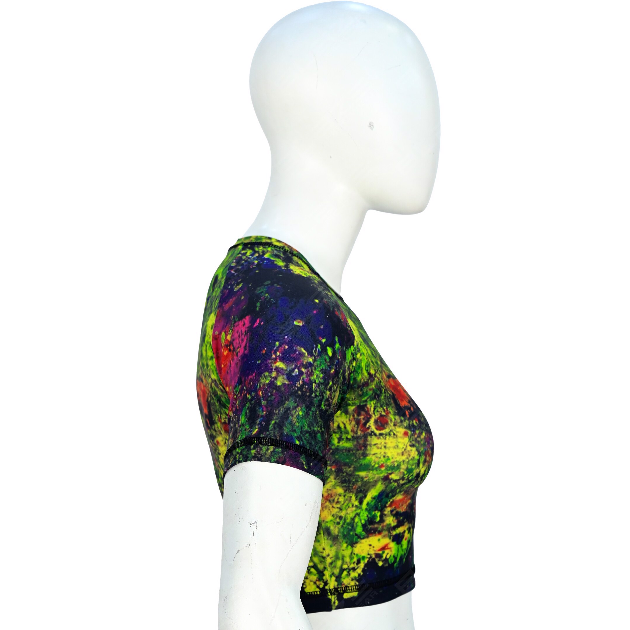 Create your own women's Crop Top : customizable design, quick-drying fabric, for active lifestyles - view 7