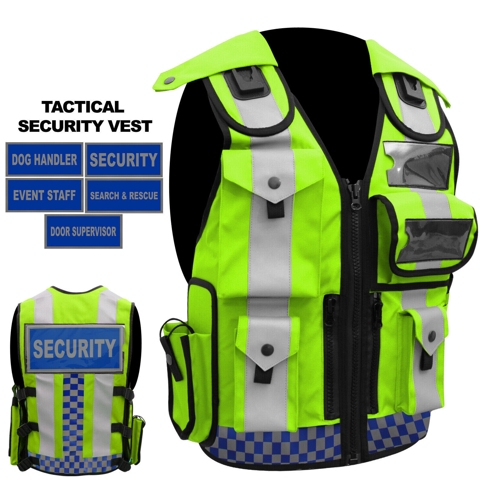 Security & Dog Handler Vests Safety Clothing Reflective DEESHA  - view 11