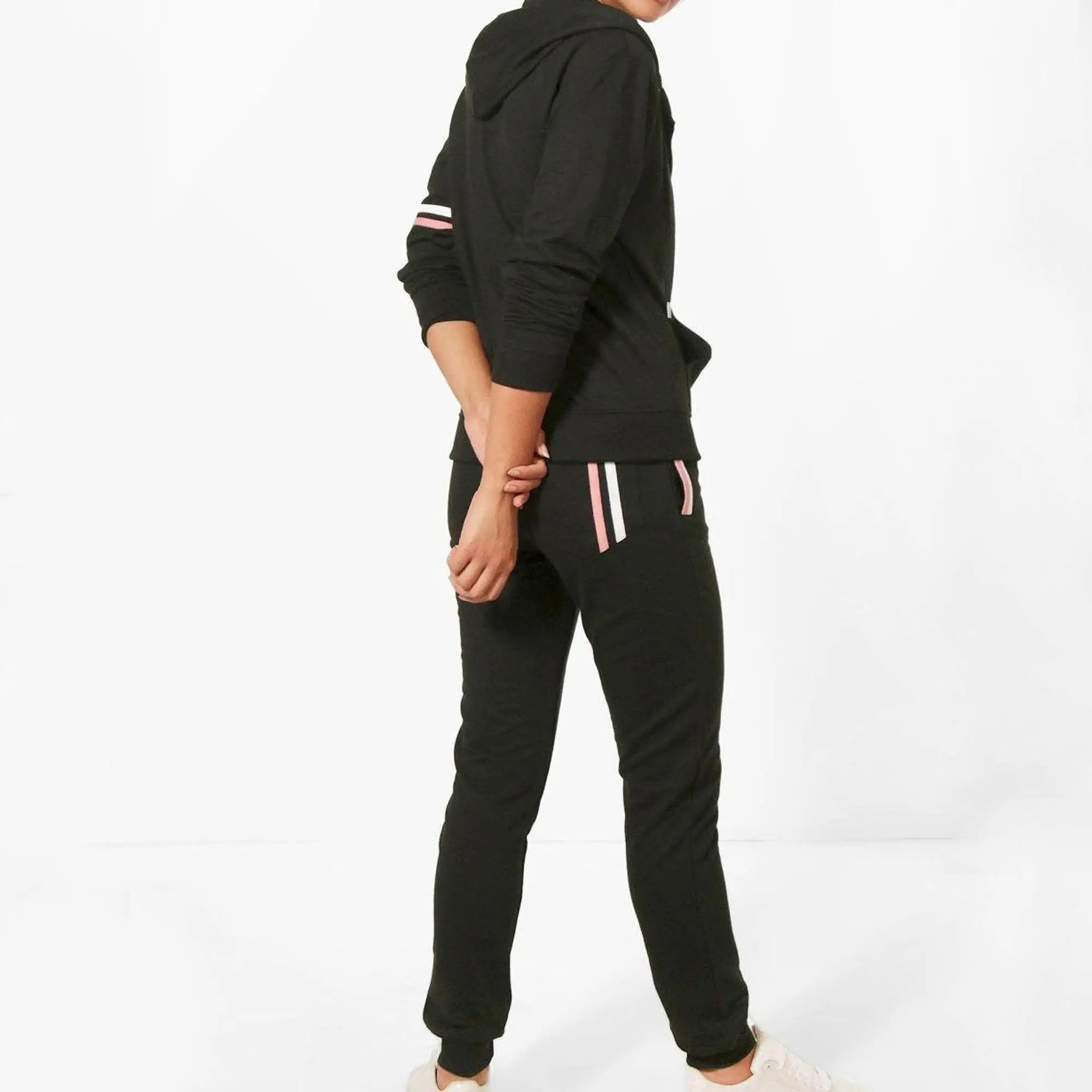 High Quality Winter Casual Stylish Solid Color Long Sleeve Tracksuit