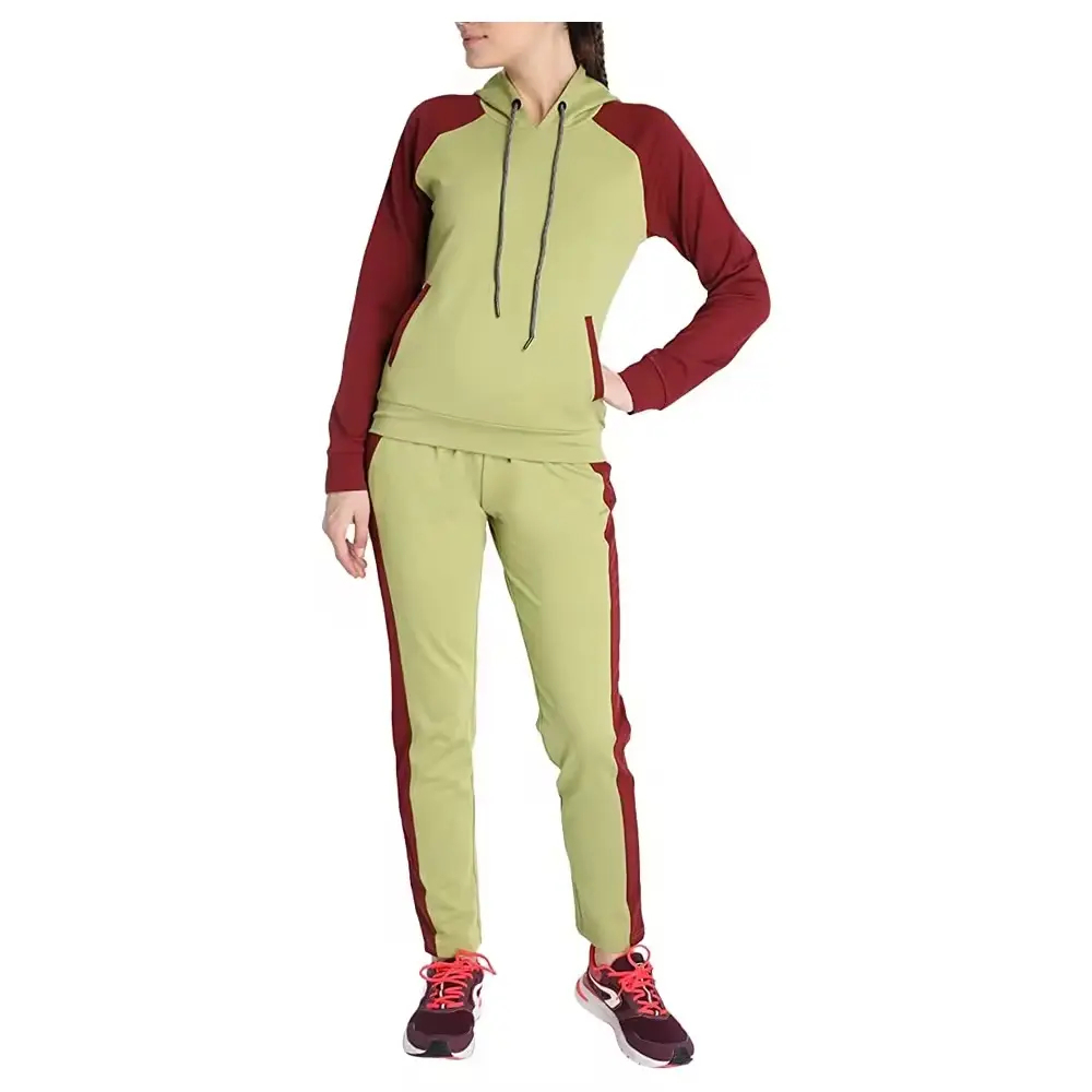 Women's High Quality Custom Polyester Tracksuit Breathable