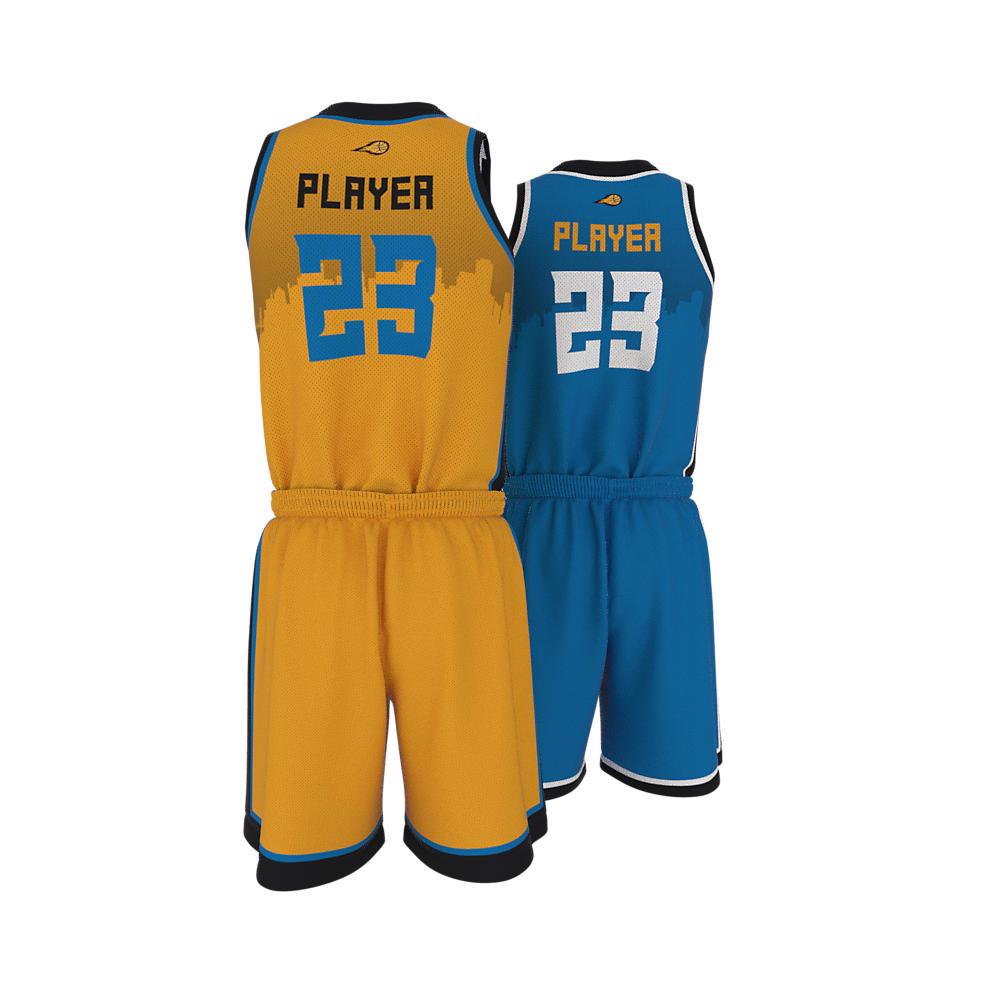 Wholesale Custom Men's Reversible Basketball Uniform Professional Breathable Cheap Basketball Jersey - view 4