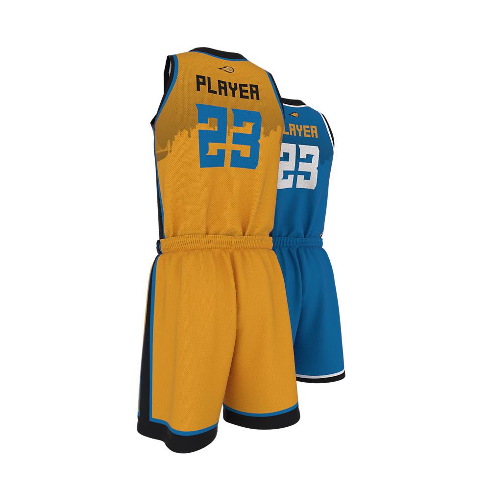Wholesale Custom Men's Reversible Basketball Uniform Professional Breathable Cheap Basketball Jersey - view 9