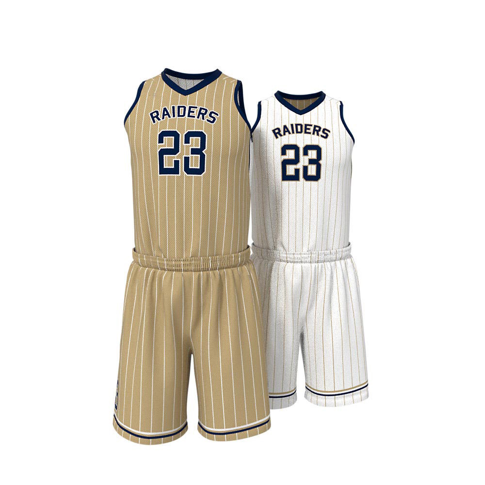 High Quality Custom Men's Reversible Basketball Uniform Professional Breathable Basketball Jersey - view 3