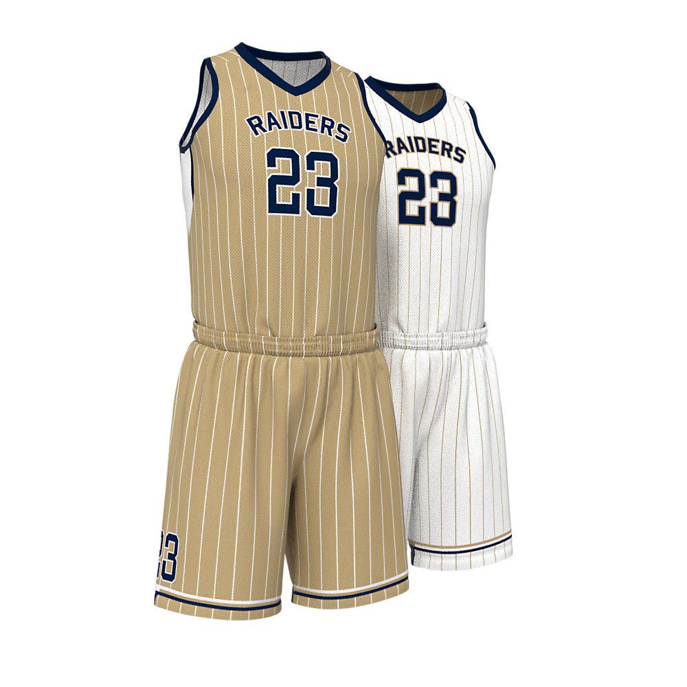 High Quality Custom Men's Reversible Basketball Uniform Professional Breathable Basketball Jersey - view 13