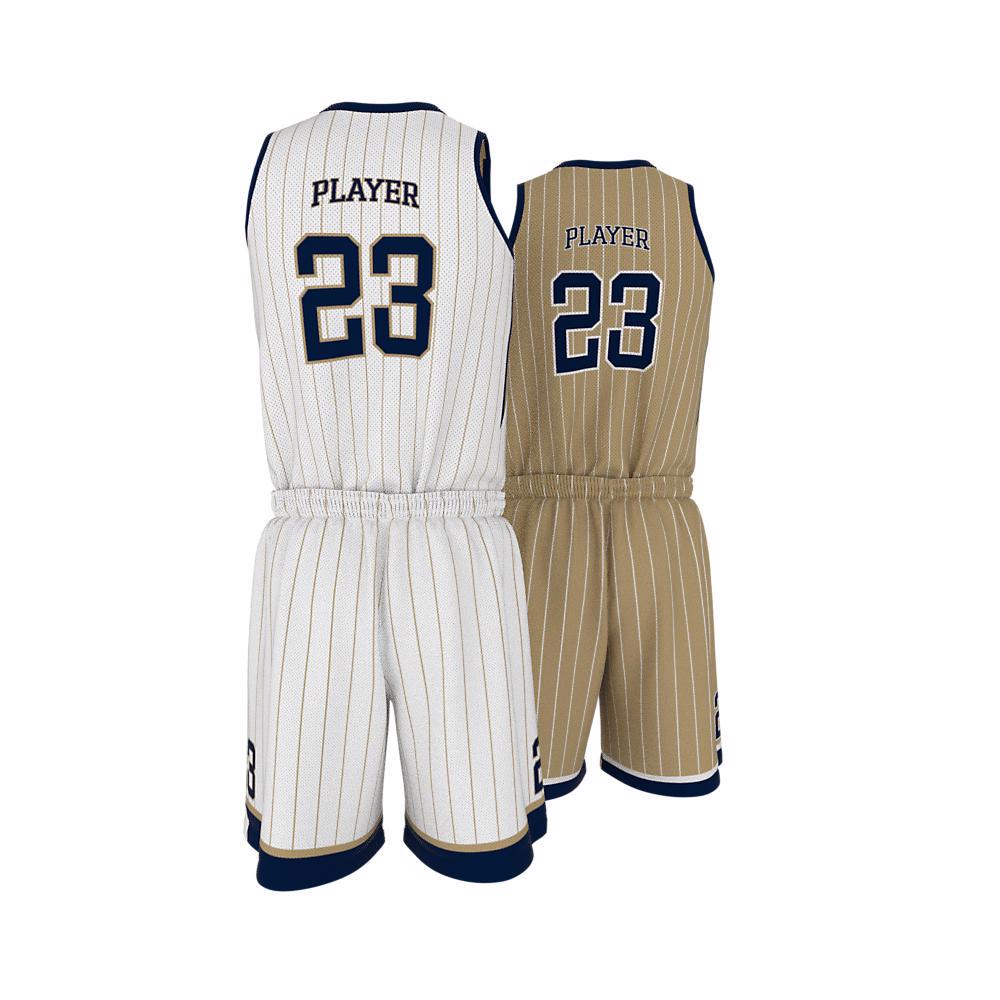 High Quality Custom Men's Reversible Basketball Uniform Professional Breathable Basketball Jersey - view 18