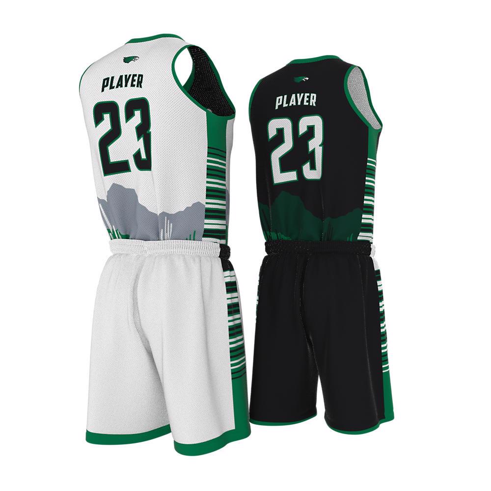 High Quality Custom Sublimation Reversible Basketball Uniforms Adults Sportswear Basketball Jersey   - view 4
