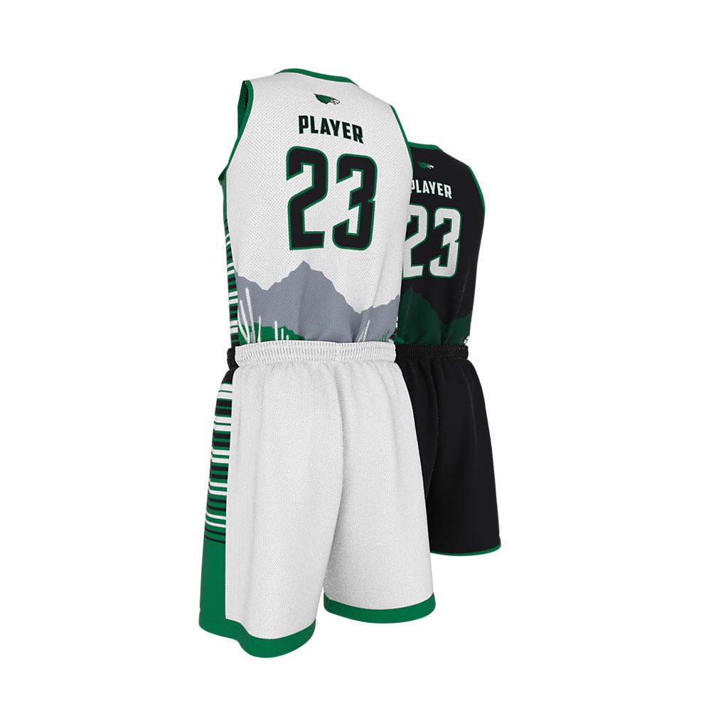 High Quality Custom Sublimation Reversible Basketball Uniforms Adults Sportswear Basketball Jersey   - view 9