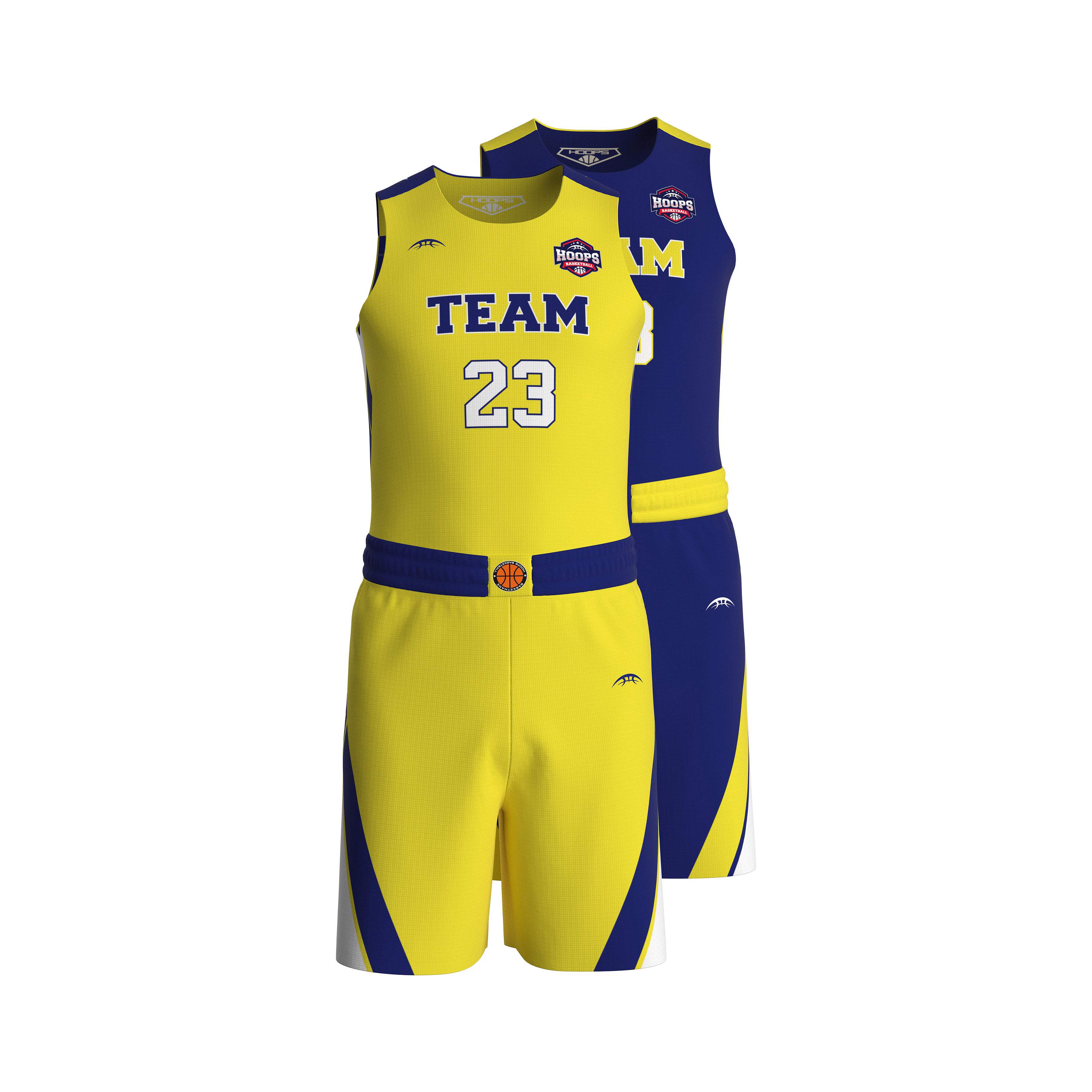 7v7 Basketball Uniforms High Quality Sublimation Sport Wear Reversible Basketball Jersey
