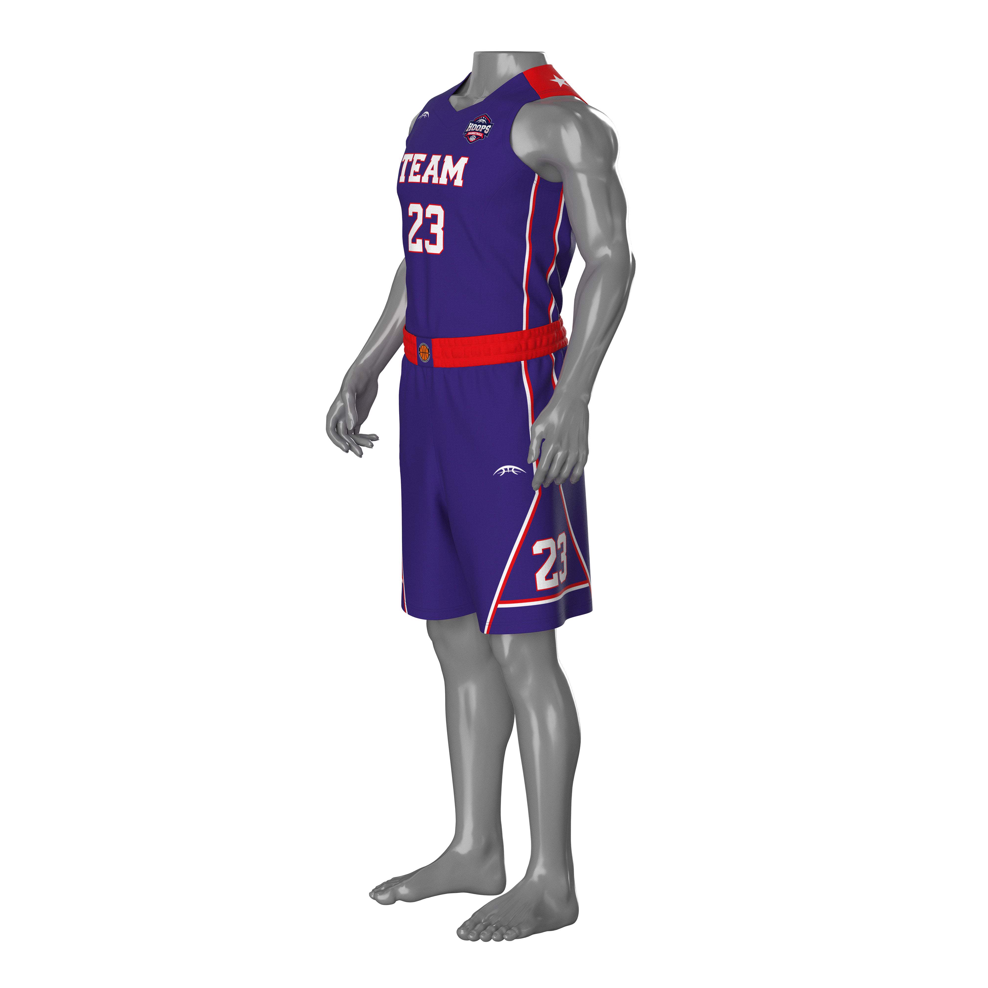 Basketball Uniform Custom Sublimation Reversible Basketball Jersey Sports wear - view 5