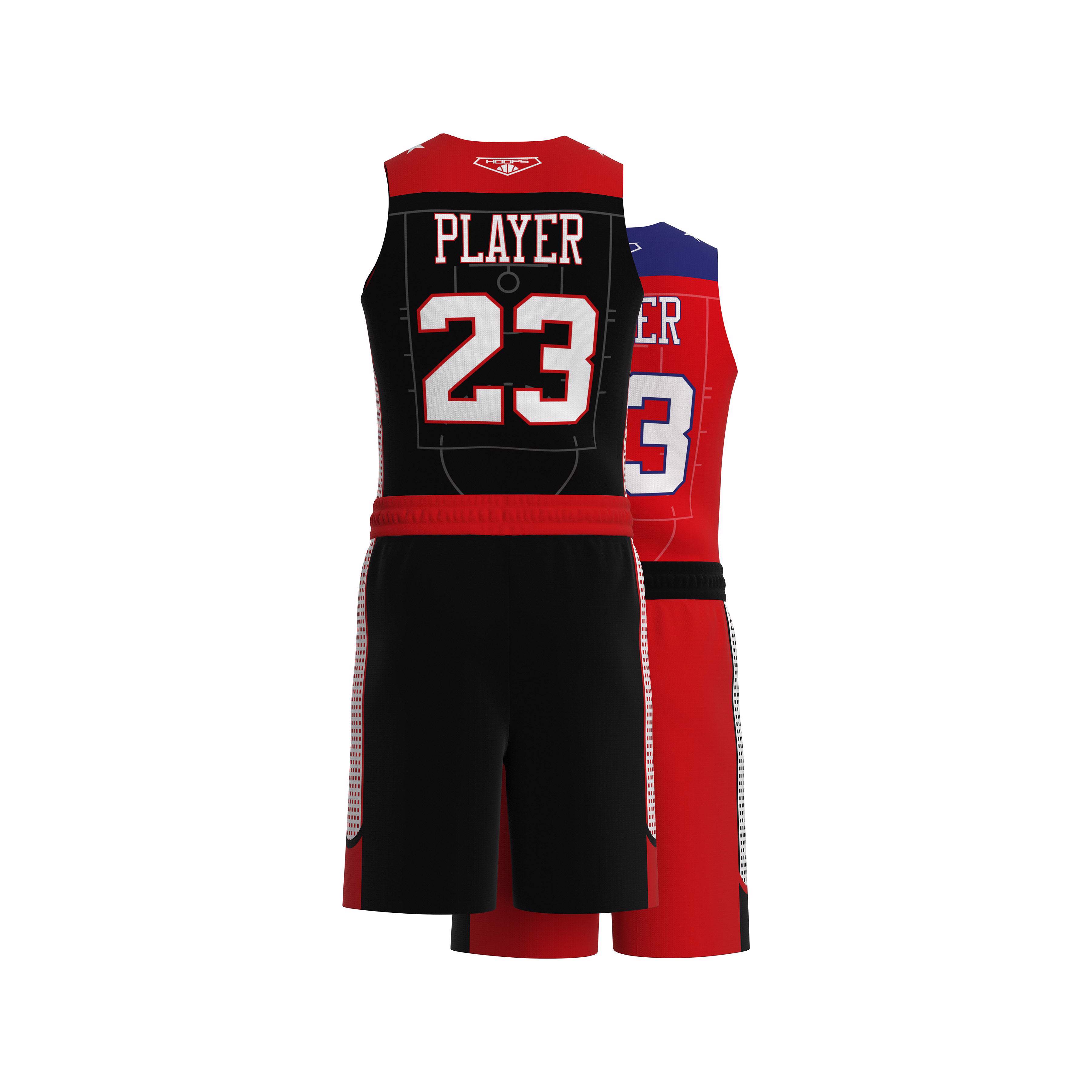 Professional Manufacturer of 7v7 Reversible Basketball Uniform Custom Sublimation Sportswear Jerseys - view 3