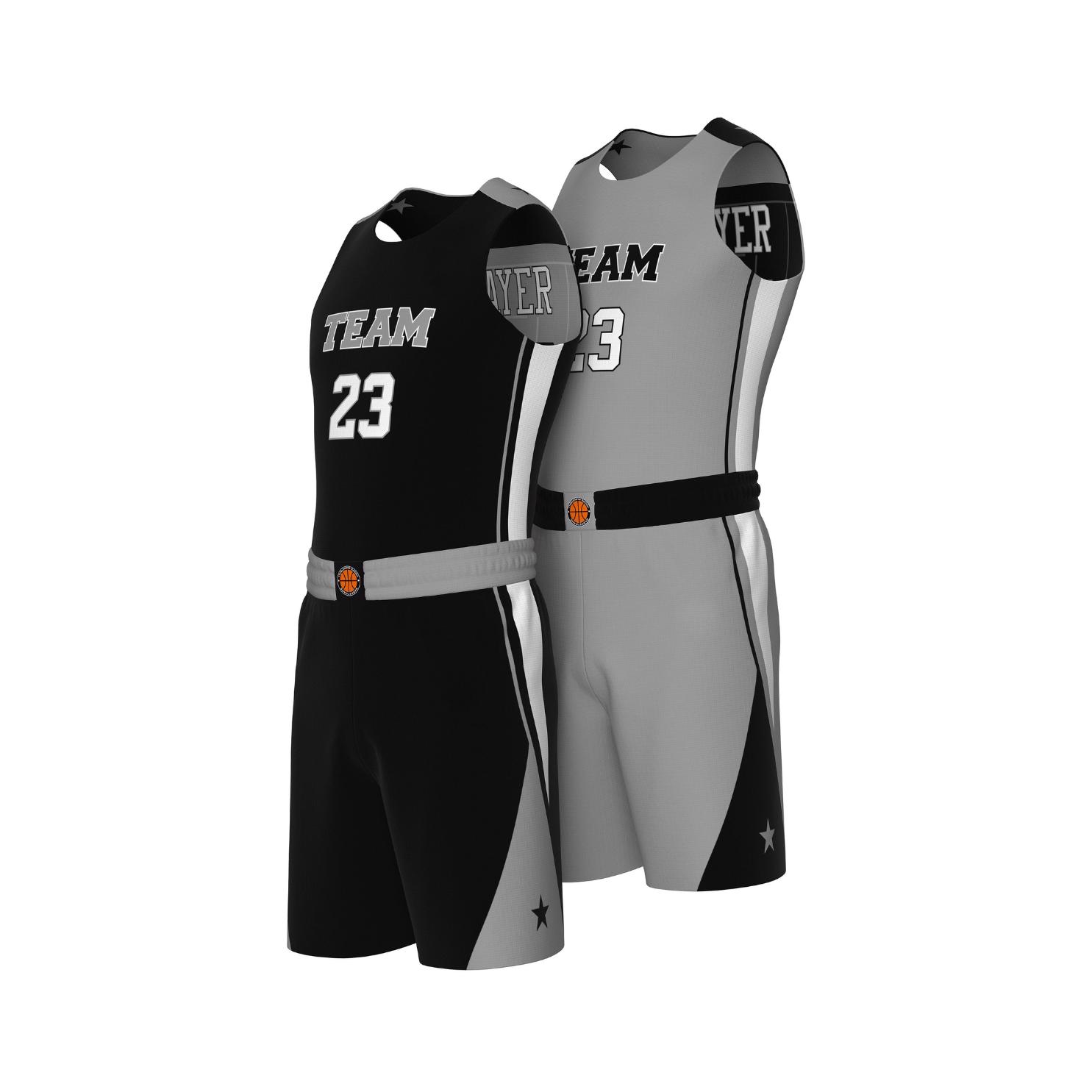 Reversible 7v7 Basketball Uniform High Quality Sublimation Sport Wear cheap price Basketball Jersey - view 3
