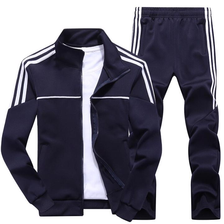 High Quality Custom Jogging Sportswear Men's Tracksuit 2 pieces Set Streetwear Sweat Suit - view 2