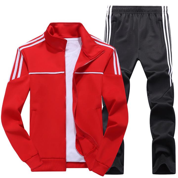 High Quality Custom Jogging Sportswear Men's Tracksuit 2 pieces Set Streetwear Sweat Suit - view 4