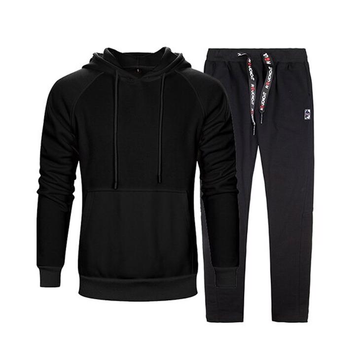 High Quality Custom Printing 2 pieces Set Sweat Suit Men's Tracksuit Wholesale Streetwear 
