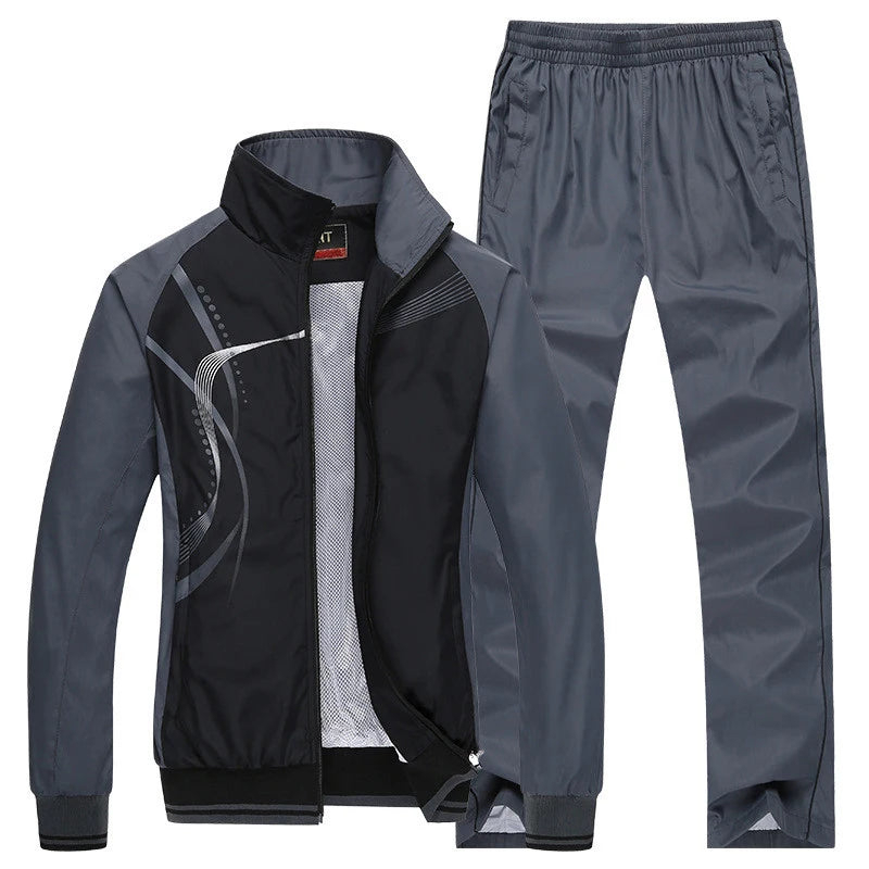 Custom Jogging Men's Tracksuit High Quality Sportswear 2 pieces Set Streetwear Sweat Suit - view 3
