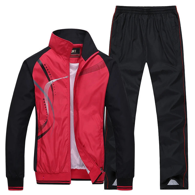 Custom Jogging Men's Tracksuit High Quality Sportswear 2 pieces Set Streetwear Sweat Suit - view 4