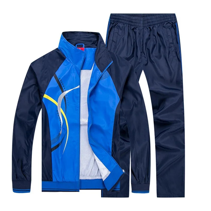 Custom Jogging Men's Tracksuit High Quality Sportswear 2 pieces Set Streetwear Sweat Suit - view 5