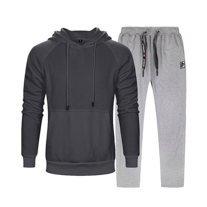 Wholesale Custom Printing & Embroidery Tracksuits High Quality Streetwear Sweat Suits 2 Pieces Sets - view 2