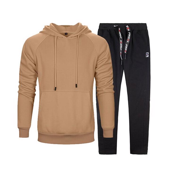Wholesale Custom Printing & Embroidery Tracksuits High Quality Streetwear Sweat Suits 2 Pieces Sets - view 3