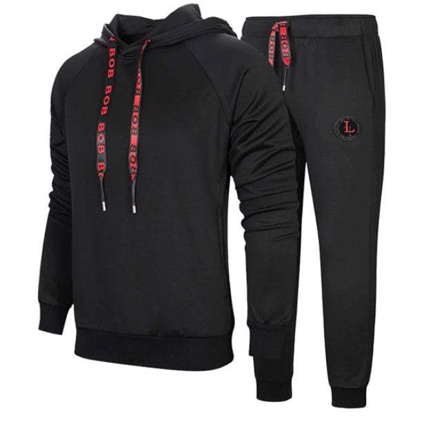 Custom Logo Men's Tracksuit 2 pieces sets Street wear High Quality Unisex Sweat suits 