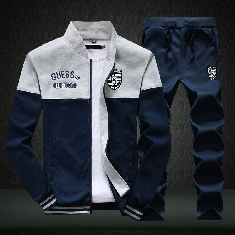 Custom Logo Printing Men's Tracksuit 2 pieces sets Street wear High Quality Unisex Sweat suits 