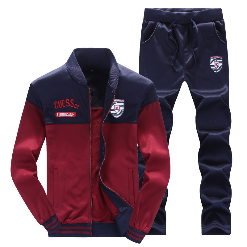 Custom Logo Printing Men's Tracksuit 2 pieces sets Street wear High Quality Unisex Sweat suits  - view 4
