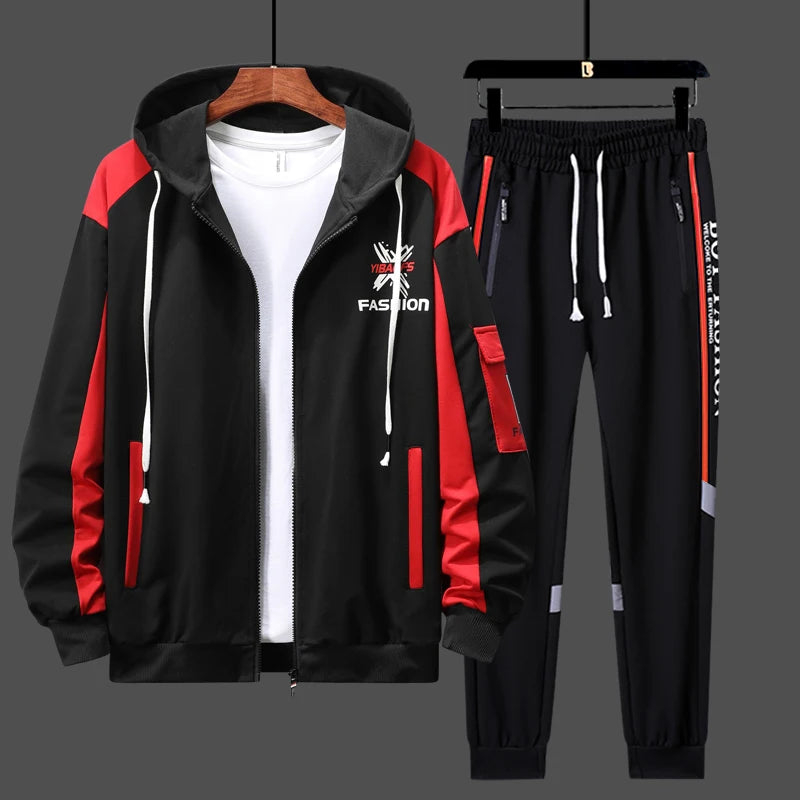 Custom Logo Printing Men's Winter Tracksuit 2 pieces sets High Quality Street wear Unisex Sweat suit