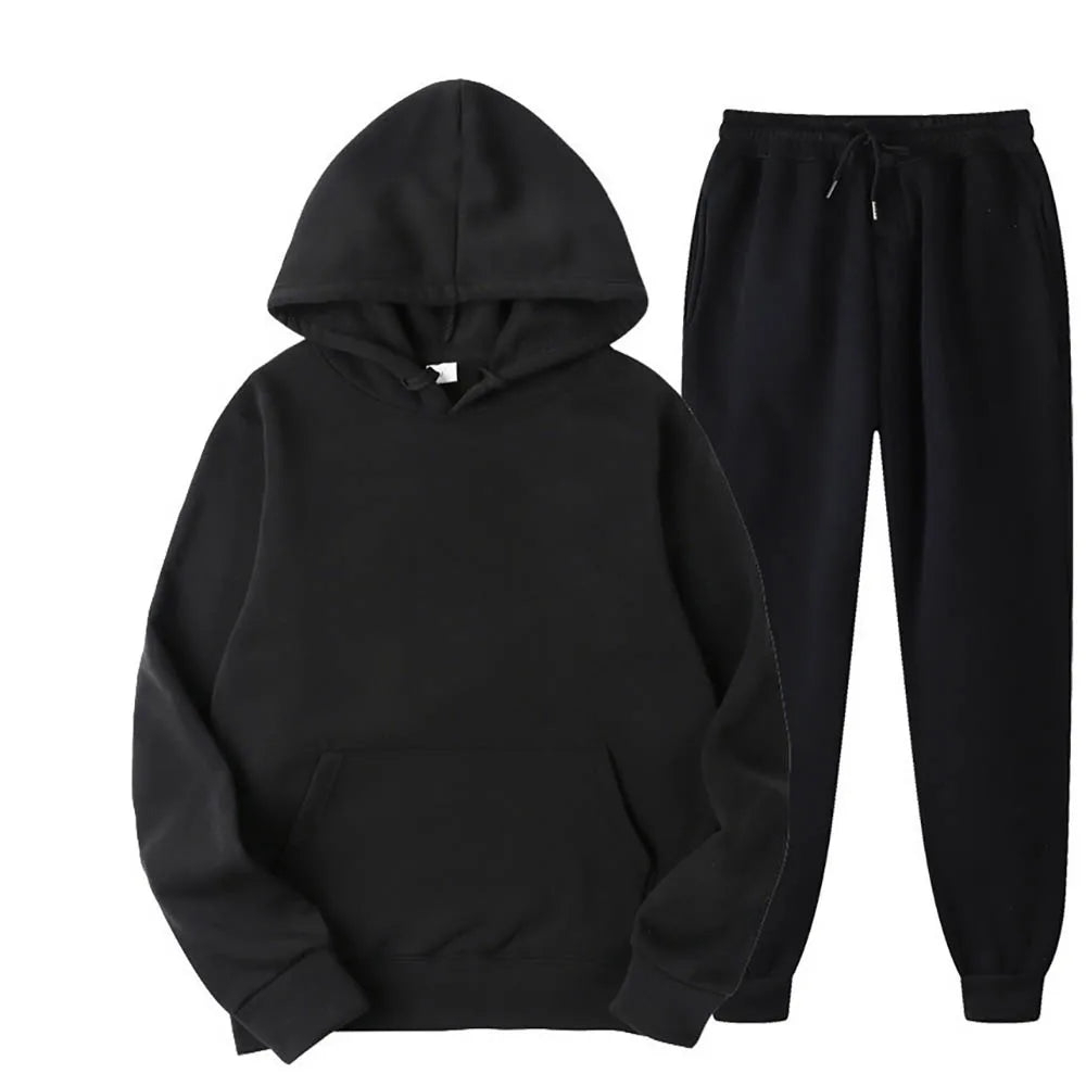 Wholesale Custom Printing Tracksuits 100% Cotton Comfortable Sweat Suits Hoodies Set Street wear - view 2