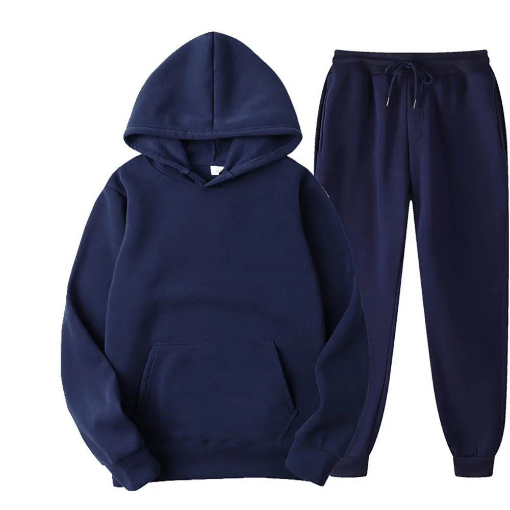 Wholesale Custom Printing Tracksuits 100% Cotton Comfortable Sweat Suits Hoodies Set Street wear - view 3