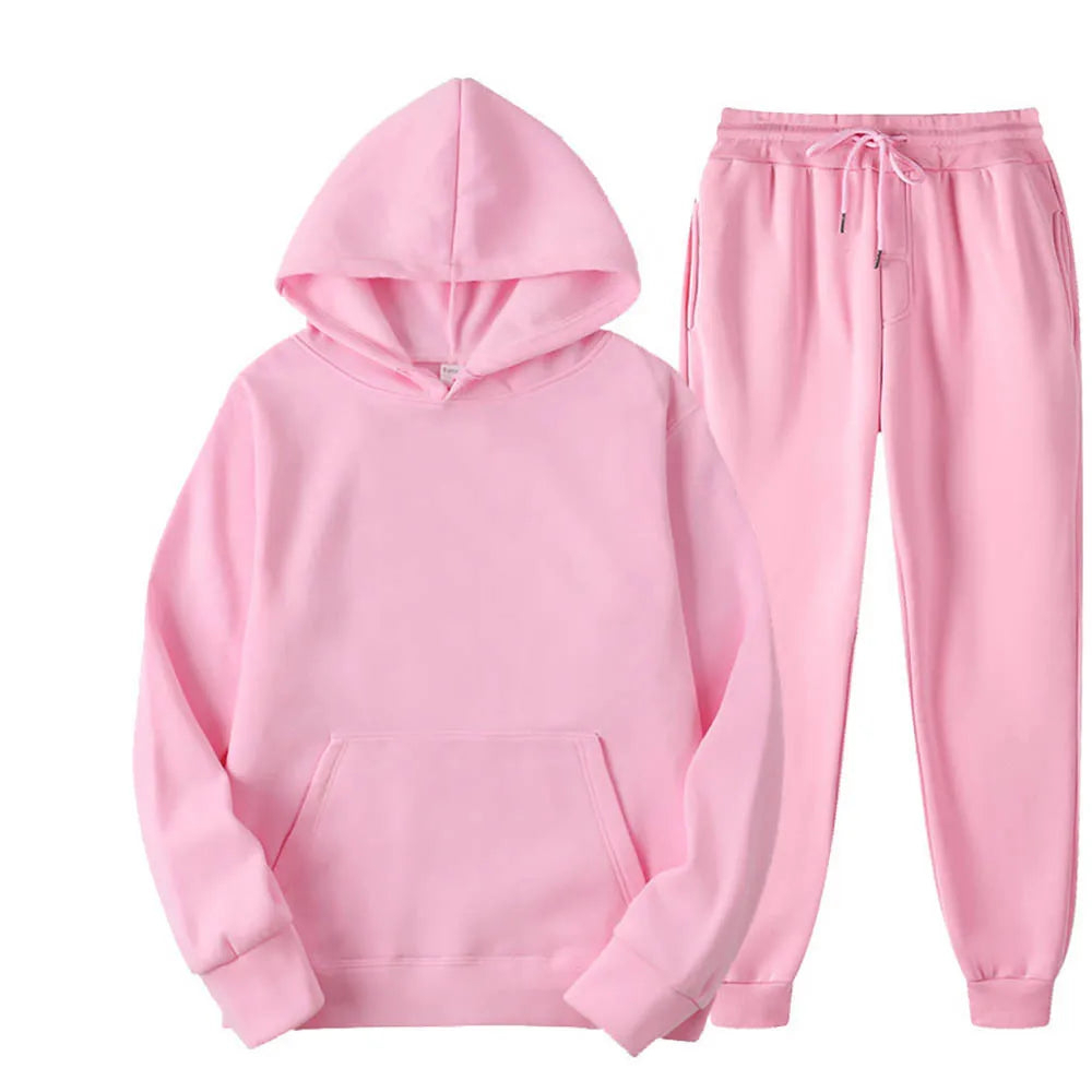 Wholesale Custom Printing Tracksuits 100% Cotton Comfortable Sweat Suits Hoodies Set Street wear - view 4