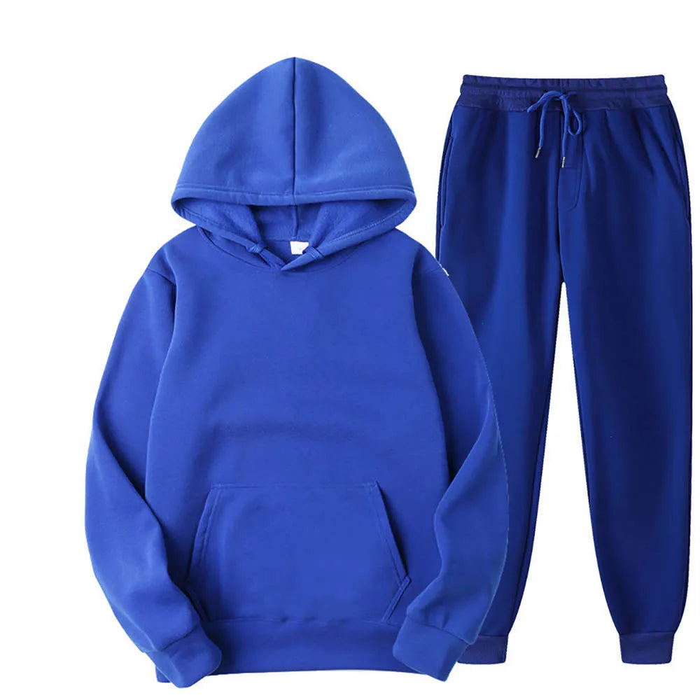 Wholesale Custom Printing Tracksuits 100% Cotton Comfortable Sweat Suits Hoodies Set Street wear - view 6