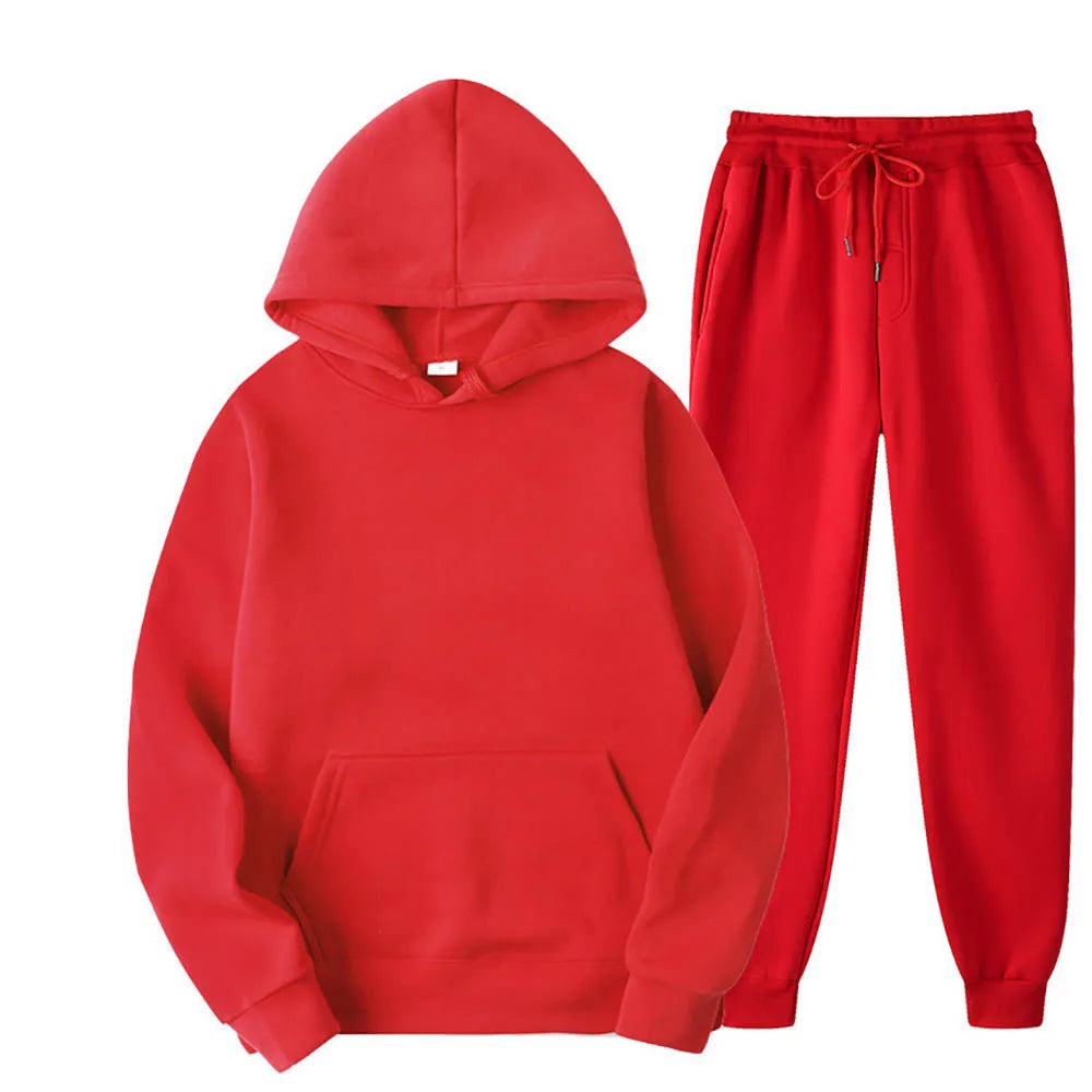 Custom Printing Tracksuits 100% Cotton Comfortable Breathable Sweat Suits Hoodies Set Street wear - view 3