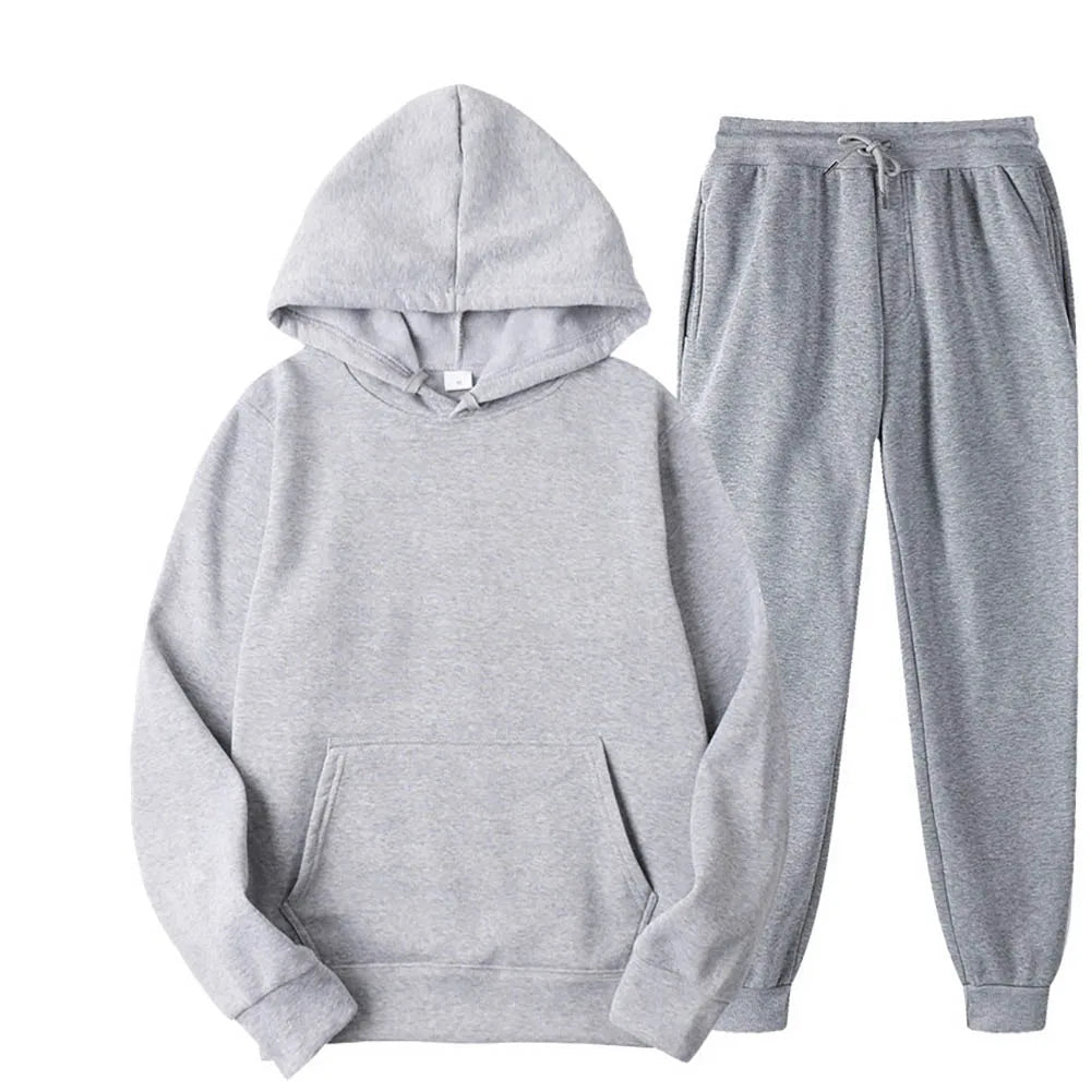 Custom Printing Tracksuits 100% Cotton Comfortable Breathable Sweat Suits Hoodies Set Street wear - view 5