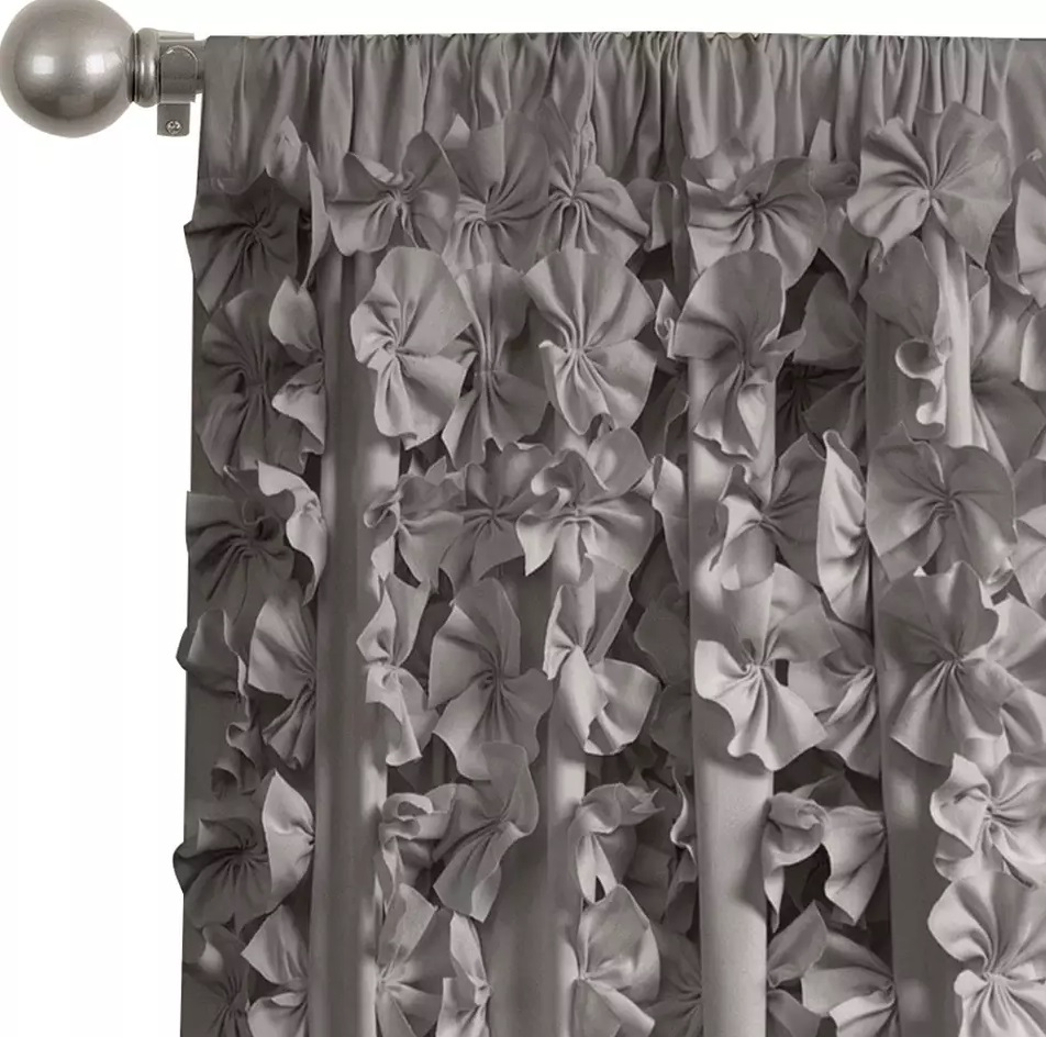 Best Item Emroidered Feather Design Window Curtain - view 2