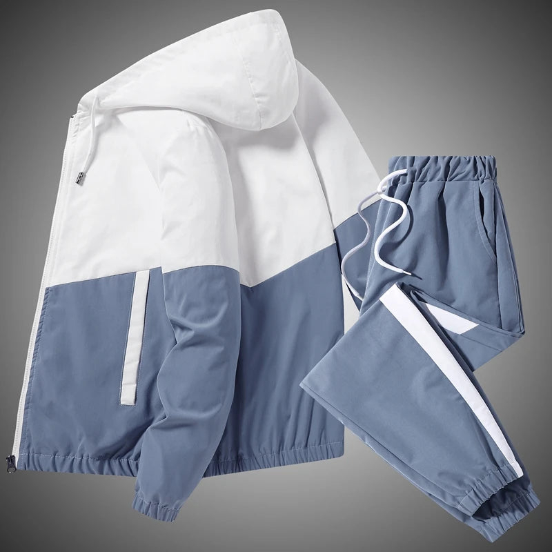 New Fashion Custom Men's Tracksuit 2 pieces Sets Street wear High Quality Sweat Suits Hoodies Sets - view 2
