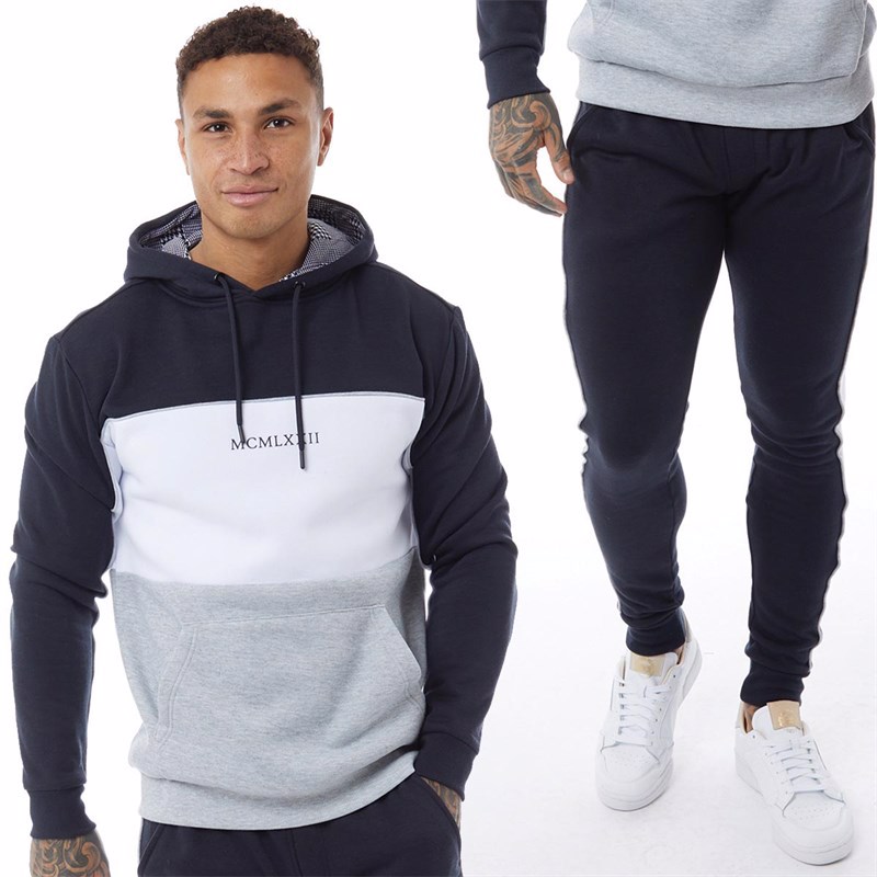 Custom 100% Cotton Printing Tracksuits Comfortable Sweat Suits Hoodies Set Wholesale Street wear